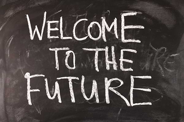 Coaching - Bild zeigt Schriftzug Welcome to the Future